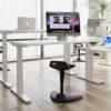 white sitstand desk for home use