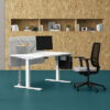 White Adjustable Standing Desk