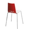 Breakout Chair in Red & White