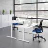 Adjustable Standing Desk in white finish
