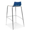 High Stool in White and Blue