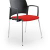 Versaty Meeting Chair with upholstered seat pad