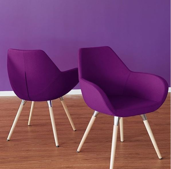 Purple Lobby Chairs