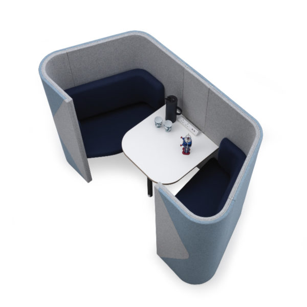 2 Person Pods with seating and table
