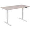 Ergo SitStand Desk with white frame
