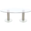 Twin Base Glass Meeting Table