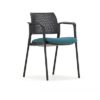 Meet Meeting Chair with perforated back and arms
