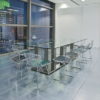 Executive Glass Table and Modern Seating