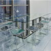 Modern Boardroom Glass Table