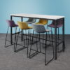 Break Out Table with Soft Seated Stools
