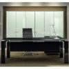 Glass Top Executive Desk