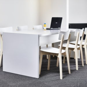 White Breakout Table