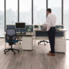 standing height adjustable desks