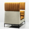 wing back reception chair