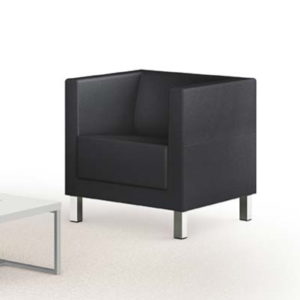 black sofa chair for reception