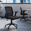 Mesh Chair Office with Black Mesh Back and Black Seat
