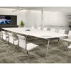Large Modern Meeting Table with white top