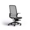Black Mesh Office Chair with high back and fixed arm rests