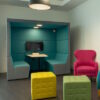 Acoustic Booth for Meetings with Soft Seating